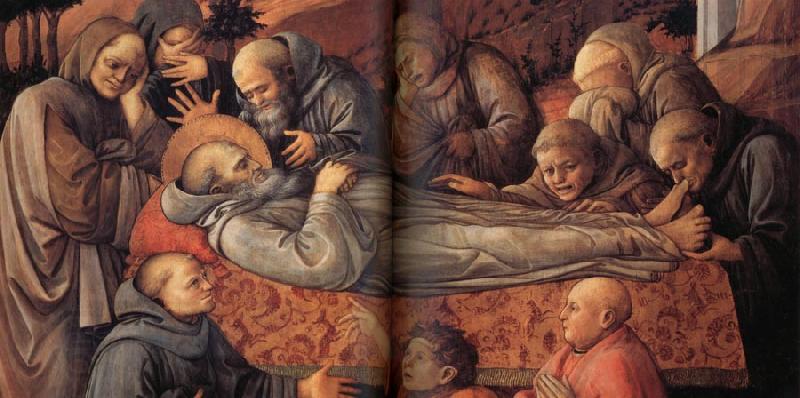 Fra Filippo Lippi Details of The Death of St Jerome. oil painting picture